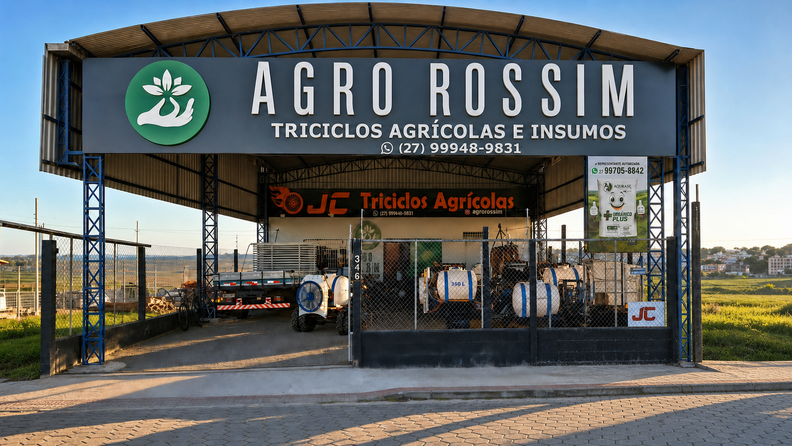 Fachada da Agro Rossim