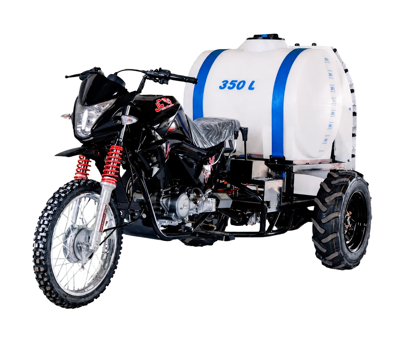 Triciclo pulverizador agrícola 350 litros